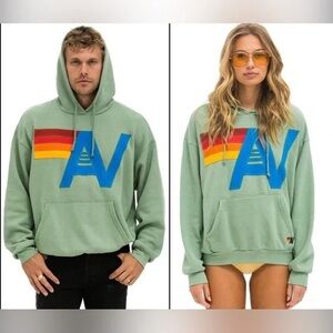Green Logo Hoodie for Men